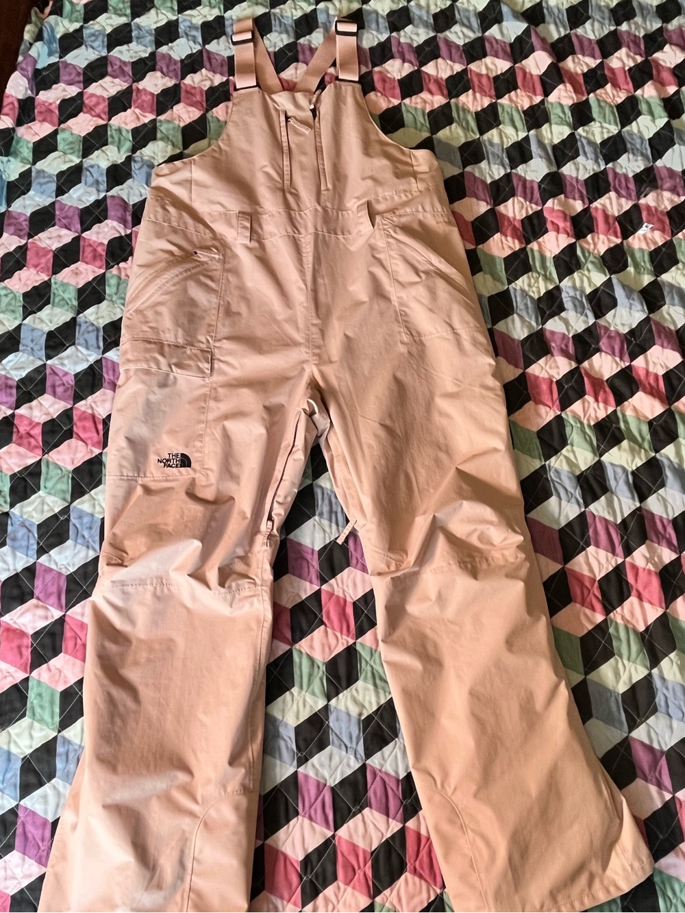 The North Face Pale Pink Freedom Bib Overalls